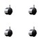 Service Caster 2'' Floor Safe Chrome Hooded Twin Wheel Caster 3/8 Threaded Stem, 4PK SCC-TS02S50D-NYU-BC-381634-4 - alternate 1